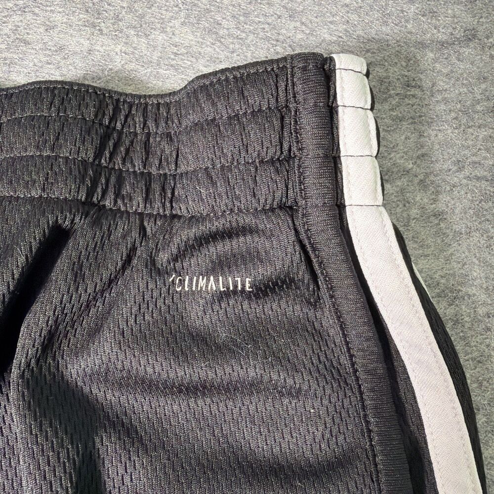 Adidas Shorts Homens Black Climalite 3 Stripe Running Athletic Workout - Size XL - Picture 8 of 9